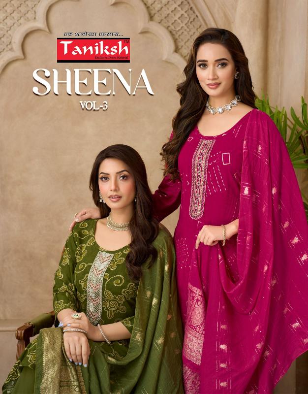 Taniksh sheena vol 3 kurti wholesale rate